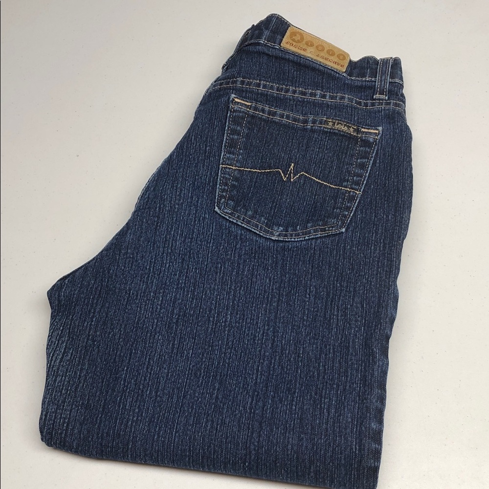VINTAGE LOIS JEANS HIGH-RISE BOOTCUT 30x32 MADE IN CANADA 🇨🇦